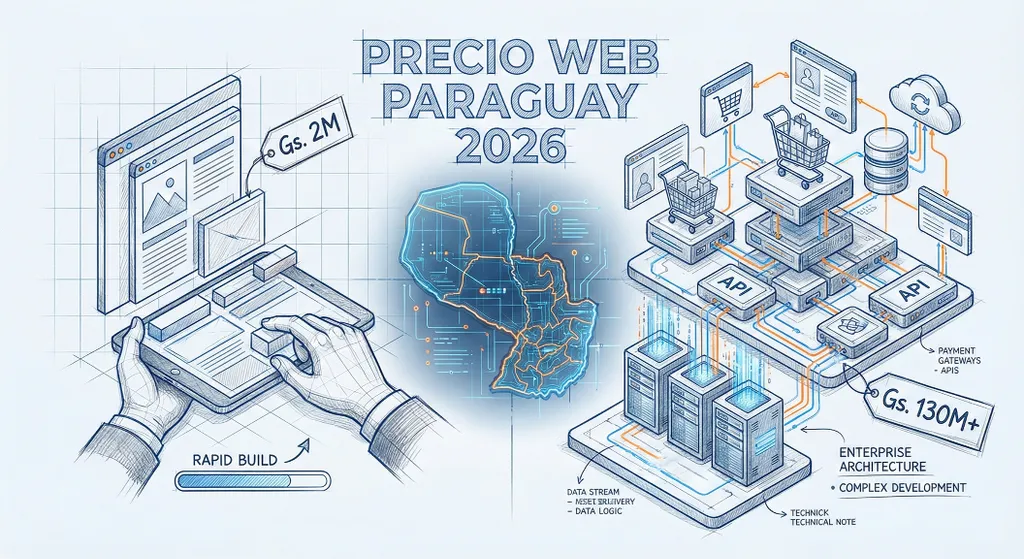 ¿Cuánto cuesta una página web en Paraguay en 2026?